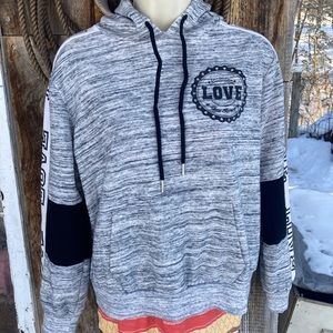 Super cute Love Hoodie by Iris.  Size S/M.